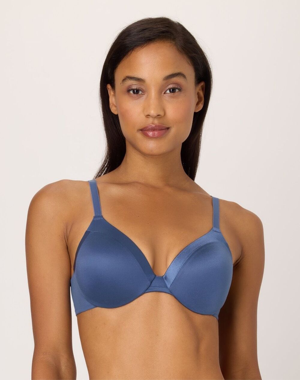 Maidenform Comfort Devotion Cushioned Convertible Underwire Bra Dungaree Blue 40